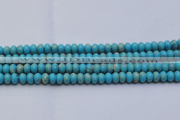 CDE2645 15.5 inches 13*18mm rondelle dyed sea sediment jasper beads