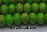 CDE2662 15.5 inches 15*20mm rondelle dyed sea sediment jasper beads