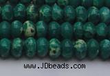 CDE2673 15.5 inches 7*10mm rondelle dyed sea sediment jasper beads