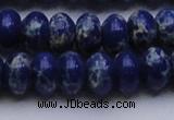 CDE2686 15.5 inches 15*20mm rondelle dyed sea sediment jasper beads