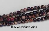 CDE360 15.5 inches 4mm round dyed sea sediment jasper beads