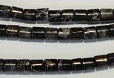 CDE670 15.5 inches 6*6mm tube dyed sea sediment jasper beads