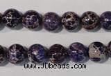 CDE696 15.5 inches 10mm round dyed sea sediment jasper beads