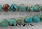 CDE803 15.5 inches 10mm round dyed sea sediment jasper beads wholesale