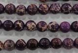 CDE842 15.5 inches 8mm round dyed sea sediment jasper beads wholesale