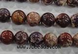 CDE843 15.5 inches 10mm round dyed sea sediment jasper beads wholesale