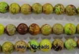 CDE864 15.5 inches 12mm round dyed sea sediment jasper beads wholesale