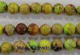 CDE865 15.5 inches 14mm round dyed sea sediment jasper beads wholesale