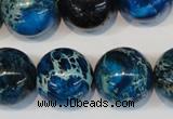 CDI222 15.5 inches 20mm round dyed imperial jasper beads