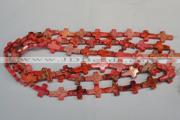 CDI566 15.5 inches 15*20mm cross dyed imperial jasper beads