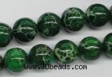 CDI70 16 inches 12mm round dyed imperial jasper beads wholesale