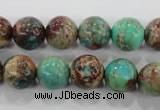 CDI805 15.5 inches 12mm round dyed imperial jasper beads wholesale