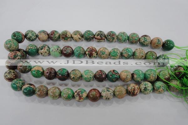 CDI855 15.5 inches 14mm round dyed imperial jasper beads wholesale