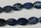 CDI913 15.5 inches 10*14mm oval dyed imperial jasper beads