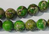 CDI922 15.5 inches 12mm round dyed imperial jasper beads