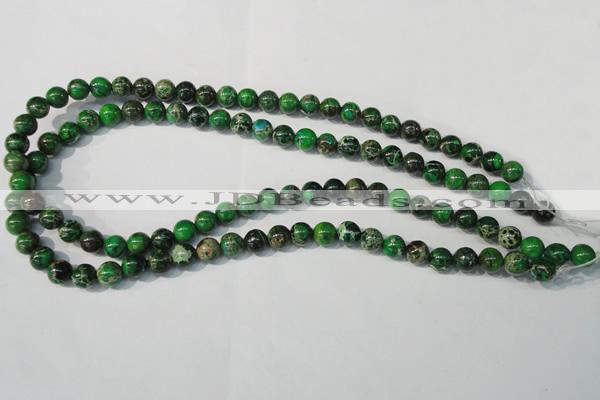 CDI956 15.5 inches 8mm round dyed imperial jasper beads