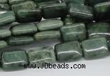 CDJ05 15.5 inches 10*14mm rectangle Canadian jade beads wholesale