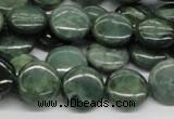 CDJ09 15.5 inches 14mm flat round Canadian jade beads wholesale