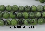 CDJ139 15.5 inches 6mm round Canadian jade beads wholesale