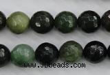 CDJ264 15.5 inches 12mm faceted round Canadian jade beads wholesale