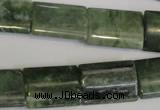 CDJ35 15.5 inches 15*20mm flat tube Canadian jade beads wholesale