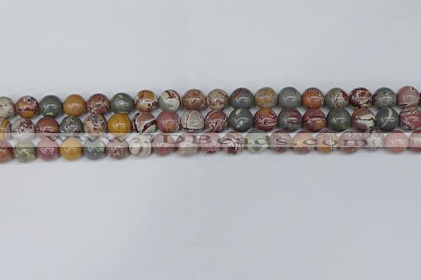 CDJ402 15.5 inches 8mm round sonoran dendritic jasper beads