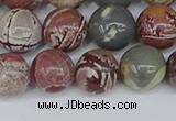 CDJ403 15.5 inches 10mm round sonoran dendritic jasper beads