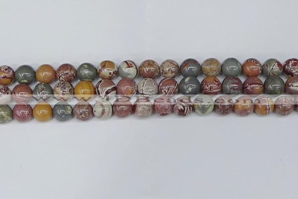 CDJ403 15.5 inches 10mm round sonoran dendritic jasper beads