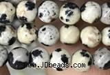 CDM90 15.5 inches 4mm round dalmatian jasper beads wholesale