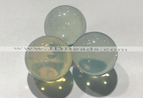 CDN1039 30mm round opal decorations wholesale