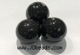 CDN1059 30mm round snowflake obsidian decorations wholesale