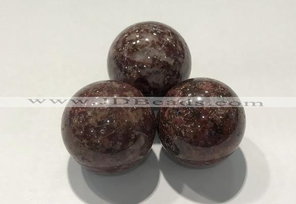 CDN1123 30mm round jasper decorations wholesale