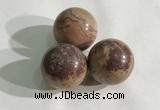 CDN1141 30mm round jasper decorations wholesale