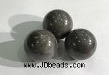 CDN1166 30mm round jasper decorations wholesale