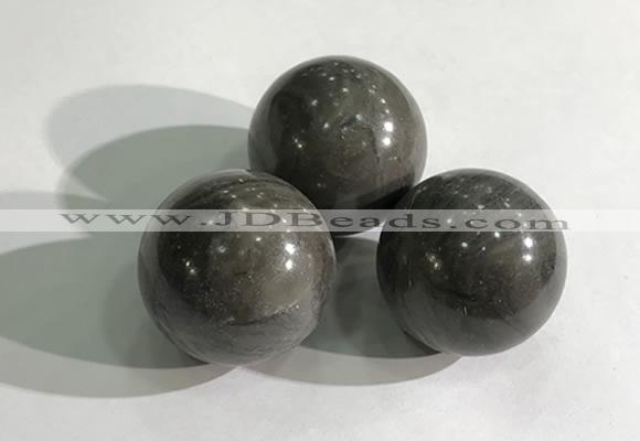 CDN1166 30mm round jasper decorations wholesale