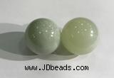 CDN1177 35mm round flower jade decorations wholesale