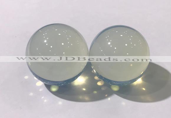 CDN1231 40mm round glass decorations wholesale