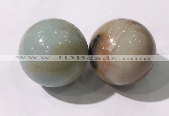 CDN1253 40mm round amazonite decorations wholesale