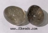 CDN1331 35*45mm egg-shaped smoky quartz decorations wholesale