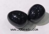 CDN1345 35*45mm egg-shaped blue goldstone decorations wholesale