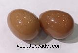 CDN1358 35*45mm egg-shaped red aventurine decorations wholesale