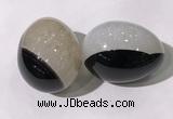 CDN1365 35*45mm egg-shaped druzy agate decorations wholesale