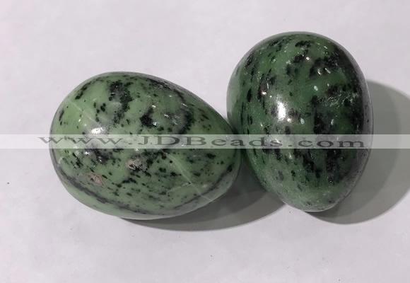 CDN1378 35*45mm egg-shaped ruby zoisite decorations wholesale