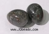 CDN1389 35*45mm egg-shaped African bloodstone decorations wholesale