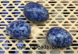 CDN308 30*40mm egg-shaped blue spot decorations wholesale