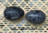 CDN358 35*50mm egg-shaped black labradorite decorations wholesale