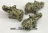 CDN408 25*50*35mm elephant dalmatian jasper decorations wholesale