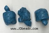 CDN436 28*45*22mm turtle imitation turquoise decorations wholesale