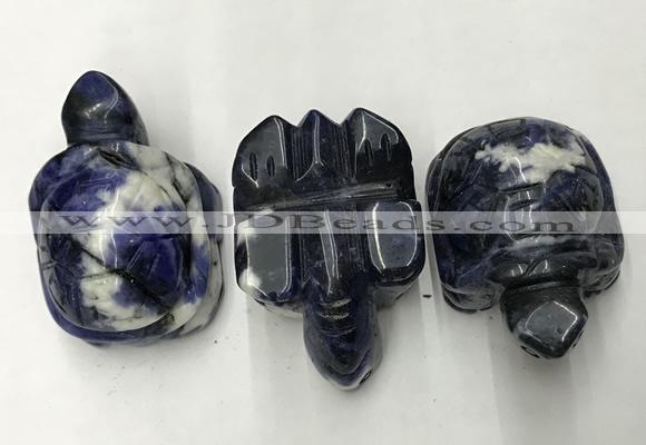 CDN438 28*45*22mm turtle sodalite decorations wholesale