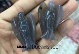 CDN474 30*40mm angel grey agate decorations wholesale